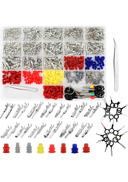 769PCS 26 Tipi Pimler Konektör Kiti Car Elektrik Kele Konnektör Pıns Termina 1-3 5mm Otomotiv Pim Konektörleri (Yurt Dışından)