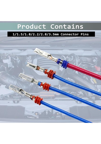 769PCS 26 Tipi Pimler Konektör Kiti Car Elektrik Kele Konnektör Pıns Termina 1-3 5mm Otomotiv Pim Konektörleri (Yurt Dışından) modelleri