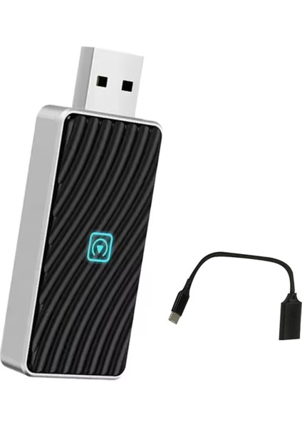 Android Auto Plug Play Converts Wired Için Mini USB Kablosuz Carplay Adaptörü (Yurt Dışından)