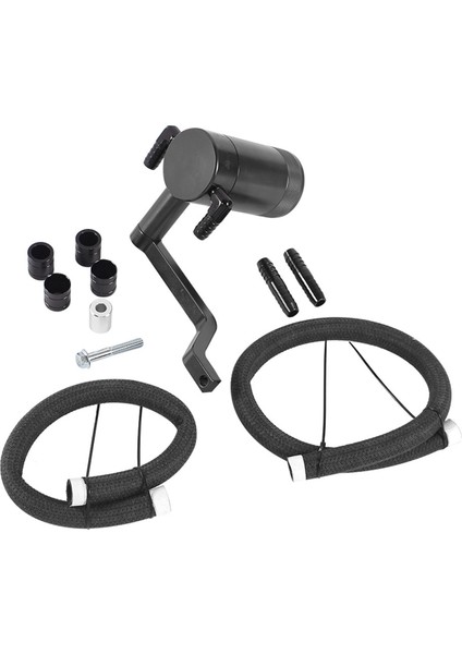 Araba Modifikasyon Yağı Yakalama Kiti Dodge Charger Challenger Chrysler Için Petrol Nefes Alabir Pot Kiti 2011-2021 Siyah (Yurt Dışından)