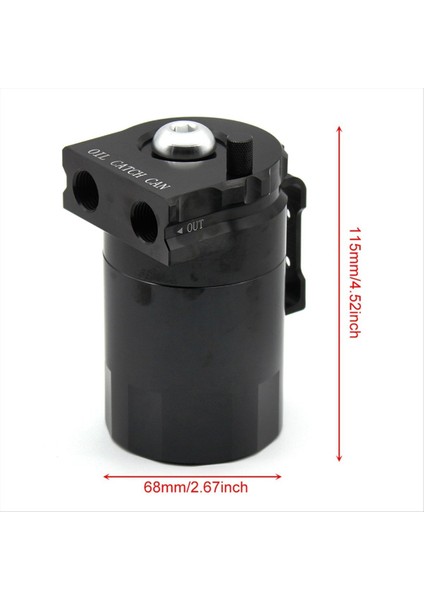 Chevy Silverado Için Air Fiter Yağ Ayırıcısı ile Araba Havalandırıcı Yağ Pot Kiti 19-20 Gmc Sierra 19-20 Kırmızı (Yurt Dışından) fırsatları