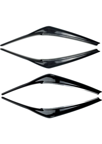 Araba Far Kaş Göz Kapağı Kafa Işık Şartları Kapak Toyota Için Stcker Trim Camry Le Xle Se Xse 2018-2021 (Siyah) (Yurt Dışından) modelleri