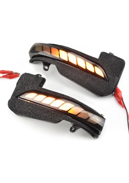 1paır Side Dik Görünüm Aynası LED Dinamik Dönüş Sinyal Işığı Toyota Hilux Revo Fortuner Innova 2016-2021 (Yurt Dışından)