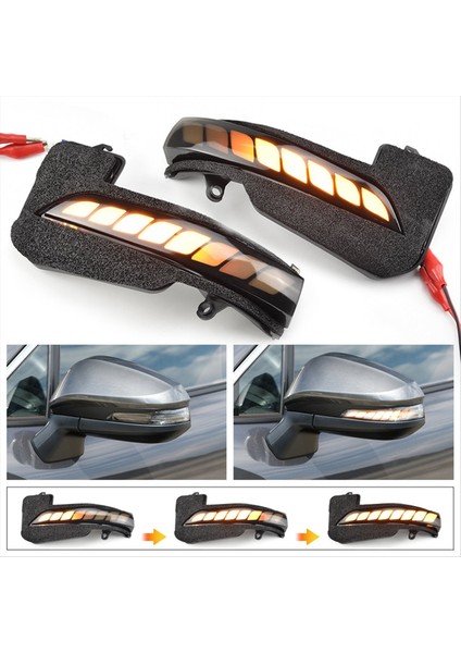 1paır Side Dik Görünüm Aynası LED Dinamik Dönüş Sinyal Işığı Toyota Hilux Revo Fortuner Innova 2016-2021 (Yurt Dışından) fiyatları