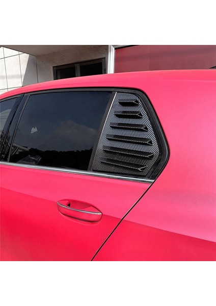 Araba Yan Arka Pencere Deklanşör Yan Havalandırma Kapağı Kaplama Vw Volkswagen Golf Için Dekorasyon 8 Mk8 2020-2022 (Siyah) (Yurt Dışından) indirimleri