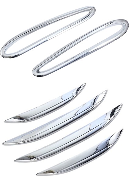 Araba Ön Sis Lamba Lambası Kaş Çerçeve Kapak Kapağı Çıkartması Mercedes Benz Glc Sınıfı X254 2023 (Gümüş) (Yurt Dışından)