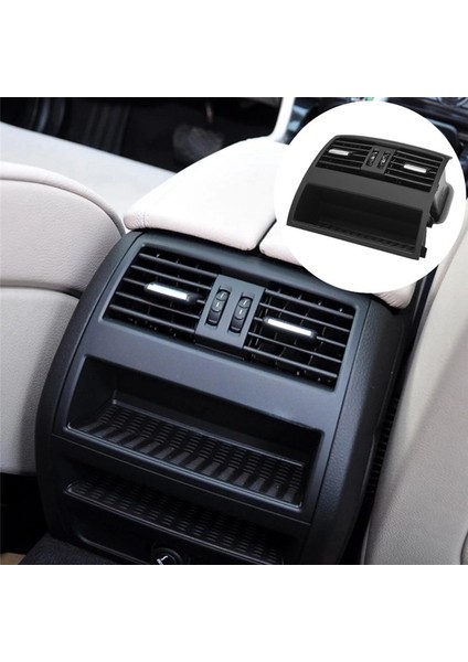 Arka Konsol Saç Kremi Temiz Hava Havalandırma Grille Compele Parti Bmw 5 Serisi F10 F11 64229172167 (Siyah) (Yurt Dışından) modelleri