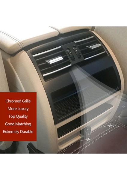 Arka Konsol Saç Kremi Temiz Hava Havalandırma Grille Compele Parti Bmw 5 Serisi F10 F11 64229172167 (Siyah) (Yurt Dışından) indirimleri