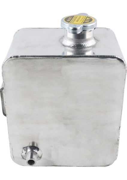 Araç Modifikasyonu Geçirgen Kabarcık Pot Alüminyum 2 5l Soğutucu Radyatör Su Deposu Taşma Genişleme Tankı Gümüş (Yurt Dışından)
