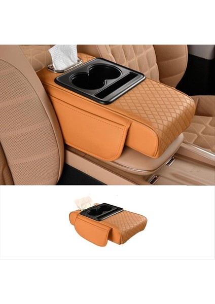 Araç Kolçak Kutusu Bardak Tutucu Doku Kutusu Yan Depolama Cep ile Otomatik Iç Kol Dinlenme Kapağı (Yurt Dışından) fiyatları