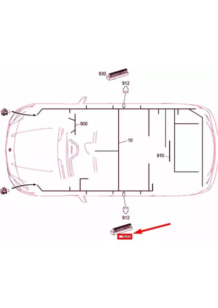 0009820012 Mercedes Benz Cla C117 W242 C218 2010-2023 Güç Distribütörü Terminal Bloğu (Yurt Dışından) fırsatları