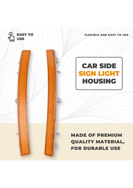 Araba Yan Işaretleme Lambası Çamurluk Yan Genişk Işıkları Refkansları 8355A119 8355A120 Mitsubishi Outlander Için 2022-2023 (Yurt Dışından) fırsatları