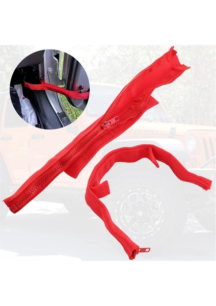 2pcs Kapı Sınırlayıcı Kayış Ayarlanabir Kapı Kayışı Kapı Sınırlama Kayışı Fermuar ile Fermuarlı Jk Jl Tj Yj Cj Jku 2007-2020 (Yurt Dışından) indirimleri