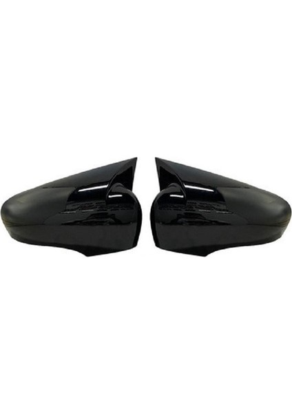 Renault Co 4 Mk4 / Zoe / Captur Için Araba Yan Ayna Kapağı 2012-2019 Yan Dikiz Ayna Kapağı Kapağı (Siyah) (Yurt Dışından)
