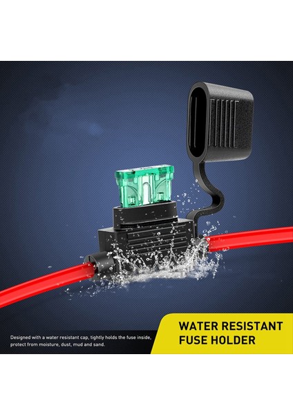 10 Adet Sigorta Sahibi 120PCS Araba Sigortalı 14AWG Sigorta Sahibi (5A 7 5A 10A 15A 20A 25A 30A) Otomatik Için Sigorta Sahipleri (Yurt Dışından) modelleri