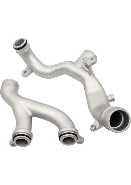 Araba Alüminyum Termostat Su Çıkış Tüp Hortumu Üst LR090630 Discovery 4 Range Rover Sport Velar Için Alt LR092992 (Yurt Dışından)