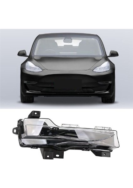 Araba Sağ Ön Tampon Sis Lambası Ön Tampon Sis Lambası Düzeneği Tertibatı Sis Lambası Için Model 3 Y 2017-2023 1077392-00-E (Yurt Dışından) modelleri