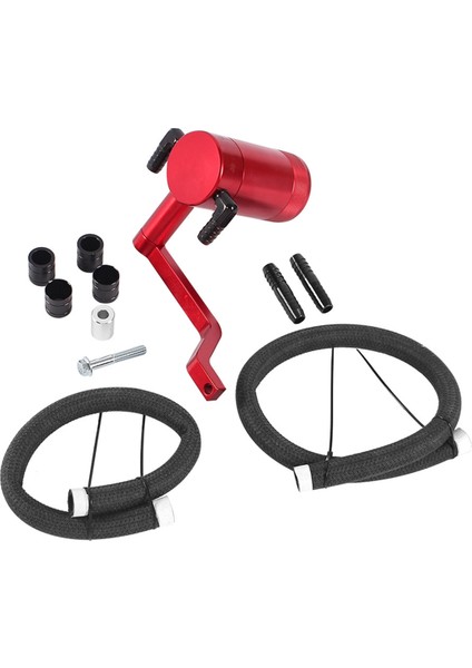 Araba Modifikasyonu Yağı Yakalama Kiti Dodge Charger Challenger Chrysler Için Petrol Nefes Alabir Pot Kiti 2011-2021 Kırmızı (Yurt Dışından)