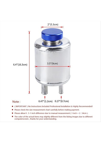 Araba Modifikasyonu Evrensel Hidrok Direksiyon Rezervuarı Yarış Kelepçesi Alüminyum Su Deposu Yarış Kelepçe Gümüş (Yurt Dışından) indirimleri