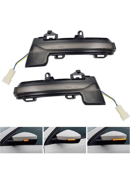 Vw T-Roc T-Cross LED Için Araba Yan Ayna Flaşör Göstergesi Skoda Octavia Için Dinamik Dönüş Sinya Yanıp Sönen Işık 3 Mk3 Iıı (Yurt Dışından) fiyatları
