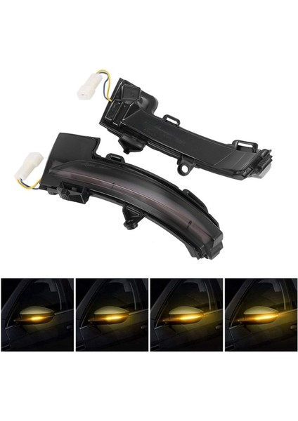 Vw T-Roc T-Cross LED Için Araba Yan Ayna Flaşör Göstergesi Skoda Octavia Için Dinamik Dönüş Sinya Yanıp Sönen Işık 3 Mk3 Iıı (Yurt Dışından) fırsatları