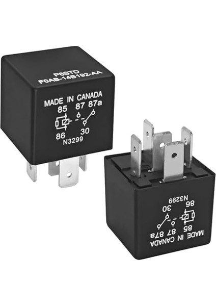 2pcs P6SDT FOAB-14B192-AA Otomotiv Rölesi-5 Pim 40A 12VDC Yedek F0-14B192-AA Elektrik Sistemi Rölesi Ford Için (Yurt Dışından)