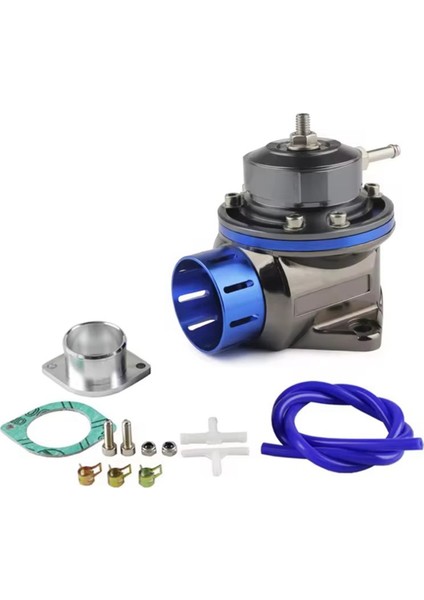 Evrensel Turbo Ayrıştırma Valfi Kiti Tarzı Fv Intercooler Atık Girişi Egzoz Valfi Araç Modifikasyonu Mavisi (Yurt Dışından)