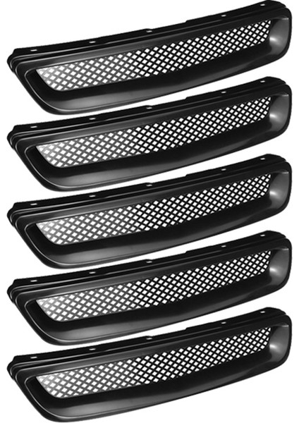 Abs Siyah Araba Ön Tampon Kaput Izgara Izgara Kapak Honda Civic Ek Cx Dx Ex Hx Lx Tip R 1996 1997 1998 (Yurt Dışından)