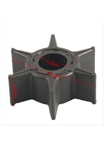 6T-W0078-00-00 Dışiş Motor Su Pompası Pervane Onarım Kiti Yamaha Için Konutlu 25/30/40HP 18-3440 66T-W0078-00 (Yurt Dışından) fırsatları