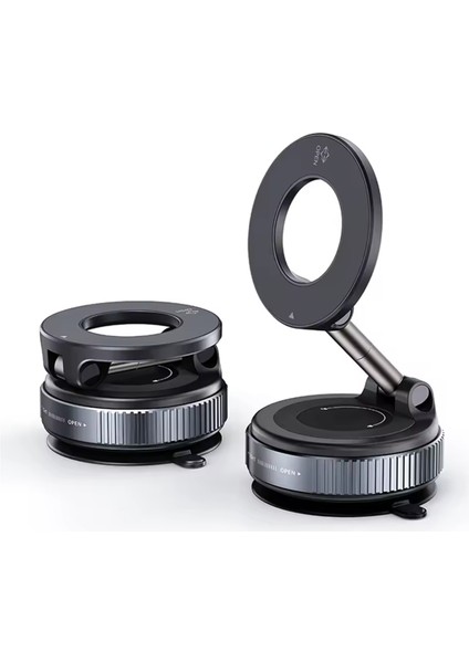 Araba Montaj Elektrik Vakum Manyetik Tutucu Katlanabir Güçlü Emme Stand Iphone 12 13 14 15 16 Canlı (Yurt Dışından)