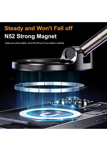 Araba Montaj Elektrik Vakum Manyetik Tutucu Katlanabir Güçlü Emme Stand Iphone 12 13 14 15 16 Canlı (Yurt Dışından) modelleri