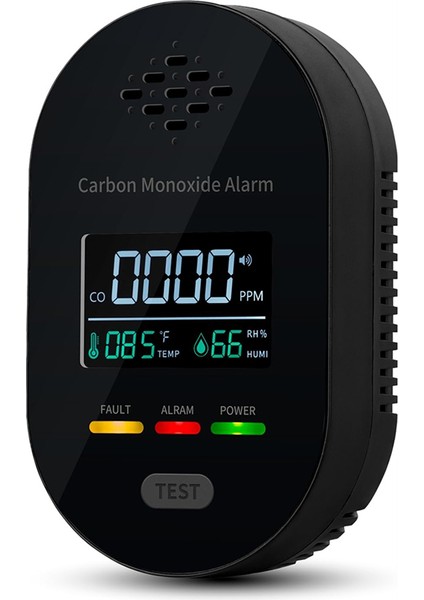 3&#39 Ü 1&#39 Den 1&#39 E Takılabir Taşınabir Karbon Monoksit Dedektörü Sıcaklık Nem Sensörlü Ev Ofis Otel Için Bize Fiş (Yurt Dışından)