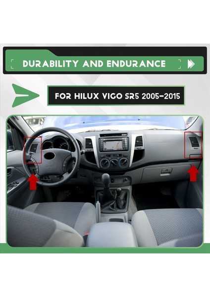 1 Set Iç Kma Grill A/c Havalandırma Grille Fortuner Aksesuar Toyota Hilux Kun Sr5 Ute 2005-2015 (Yurt Dışından) indirimleri