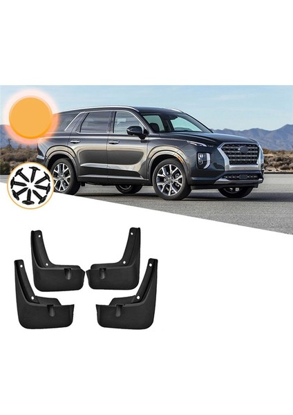Hyundai Pasade Için Araba Çamur Fleps 2019-2023 Çamurluk Çamurluk Çamur Guard Flep Splash Flaps Aksesuarlar (Yurt Dışından) fiyatları