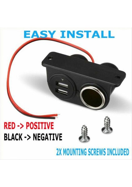 USB Bağlantı Noktası Soketi Dc 5V 3 1A Çift USB Dahi Araç Kampçı Adaptör Daha Hafif Multi Fiş Şarj Cihazı 12-24V (Yurt Dışından) fiyatları