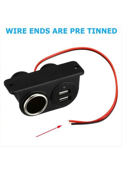 USB Bağlantı Noktası Soketi Dc 5V 3 1A Çift USB Dahi Araç Kampçı Adaptör Daha Hafif Multi Fiş Şarj Cihazı 12-24V (Yurt Dışından) indirimleri