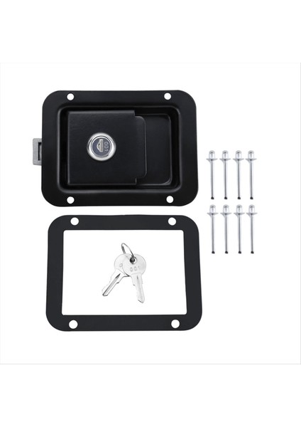 Rv Römorku Için 8 Perçin Paslanmaz Çek Çekme Kolu Kit Tuşlarla Araba Alet Kutusu Mandalı Değiştirme (Yurt Dışından) indirimleri