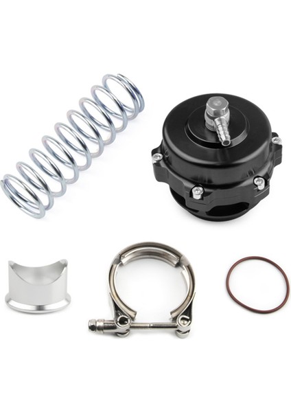 Araç Modifikasyonu Türbin Basınç Tahyesi Valfi Egzoz Valfi 50MM Bov Türbin Havalandırma Valfı Siyah (Yurt Dışından)