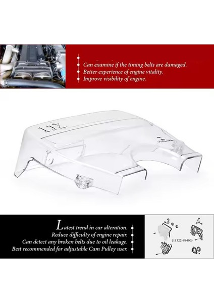 2pcs Cam Diş Zamanlama Kemer Kapağı Toyota Supra Için Turbo Cam Kasnak Kapağı 1jz Soarer Chaser Cresta Mark Iı 1986-1996 2 5l (Yurt Dışından) fırsatları