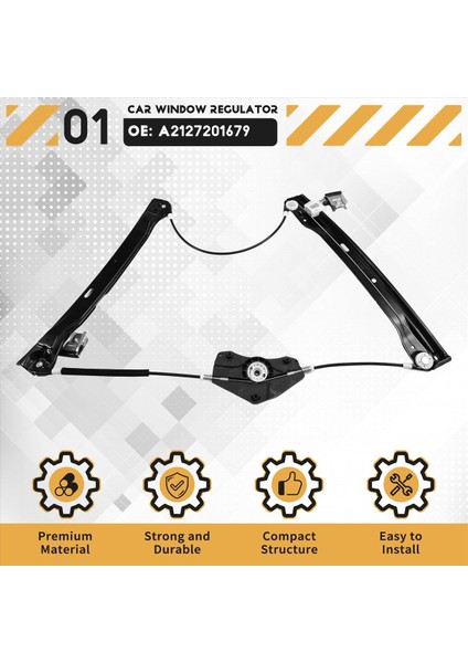 A2127201679 Araba Ön Pencere Regülatörü Mercedes Için Motorsuz Benz W204/W212 C230 C250 C300 C350 2010-2015 (Yurt Dışından) fırsatları