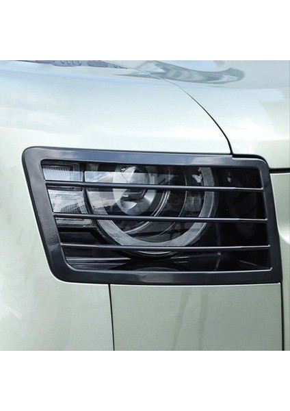 Araba Far Abajur Araba Lambası Gölgesi Land Rover Defender Için Araç Far Aksesuarları 110 2020 2021 2022 2023 2024 (Yurt Dışından) modelleri