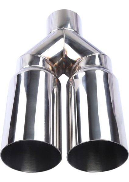 Evrensel 63MM Giriş 76MM Çıkış Çift Sindir Paslanmaz Çek Egzoz Tail Borsası Susturucu Araba Egzersiz Sistemi (Yurt Dışından)