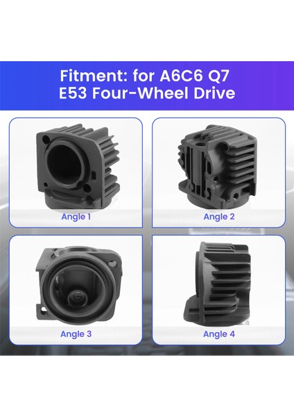 Sindir Baş Piston Çubuk Piston Halkaları Hava Süspansiyon Kompresörü 7L8616007A Audi A6C6 Q7 E53 Dört Tekerlek (Yurt Dışından) fırsatları