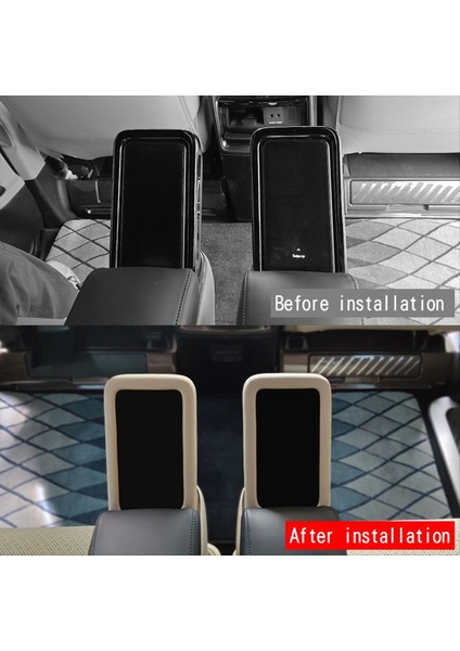 Orta Sıra Kolçak Ekran Koruyucu Sikon Anti-Çizgi Kılıfı Toyota Alphard 40 Serisi 2024 Bej (Yurt Dışından) fiyatları