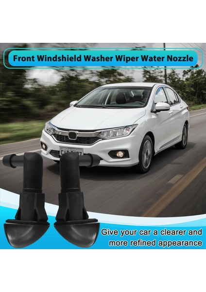 2pcs Araba Ön Cam Yıkayıcı Nozul Jet 76810-TM0-T01 Honda City Için 2009-2012 Hood Cam Yıkayıcı Yıkayıcı Sprey Jet (Yurt Dışından) indirimleri