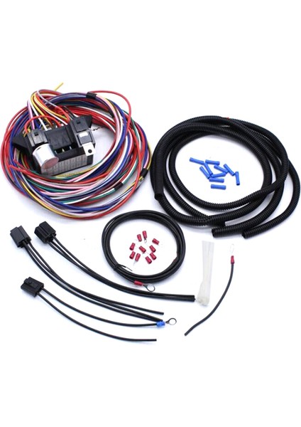 Kas Arabası Için Sıcak Çürümüş Sokak Çubuğu Rat Çubuk Ford Chevy 12 Devre Evrensel Kablo Demeti Kiti (Yurt Dışından)