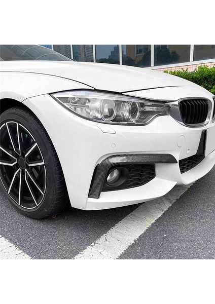 Araba Ön Trimler Bölünerler Spoiler Sis Lambası Bmw 4 Serisi F32 F33 F36 M-Sport M-Tech 2014-2020 (Karbon) (Yurt Dışından) indirimleri