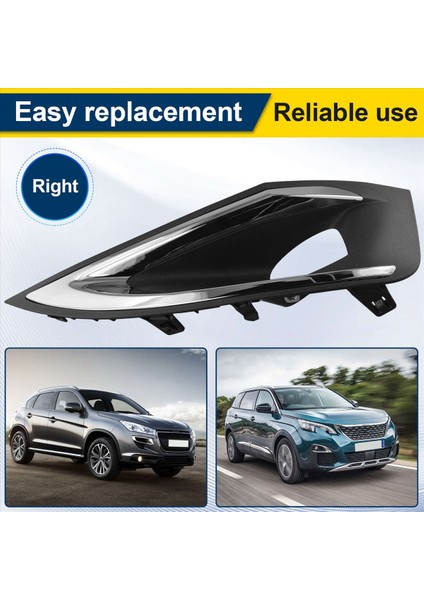 Ön Tampon Sis Lambası Çerçeve Ön Tampon Dekorasyonu 987136677 Peugeot 4008 5008 3008 P84 Sağ (Yurt Dışından) indirimleri