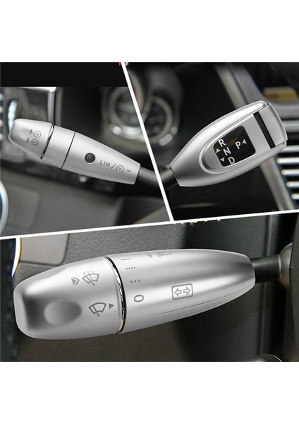 Araba Silecek Vardiya Kolu Cruise Pullar Kapak Döşeme Çıkartmaları Mercedes Benz S Sınıfı W221 2006-2013 (Yurt Dışından) indirimleri