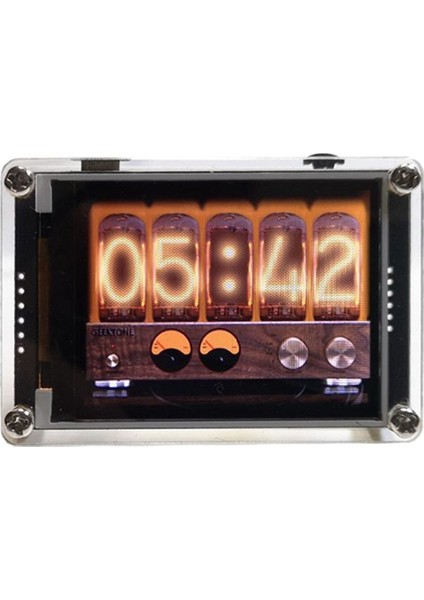 Saat Müzik Spektrumu Vu Metre 2 4 Inç Analog Ekran Ses Kontrolü Dijital Ritim Anazörü (Yurt Dışından)